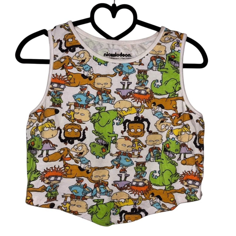 Rugrats Nickelodeon Crop Top Tank Top Juniors XL